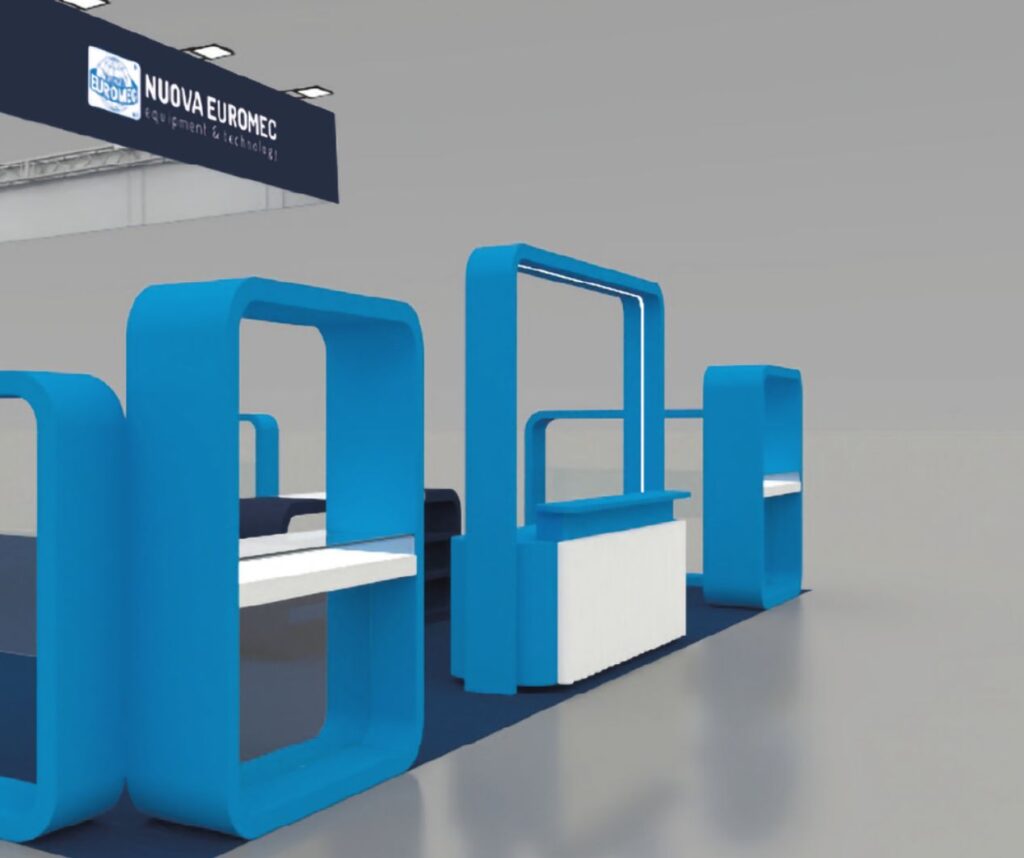 Vista interna stand Nuova Euromec a Interpack
